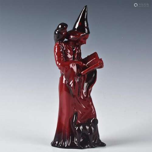 ROYAL DOULTON FLAMBE, THE WIZARD FIGURINE HN3121