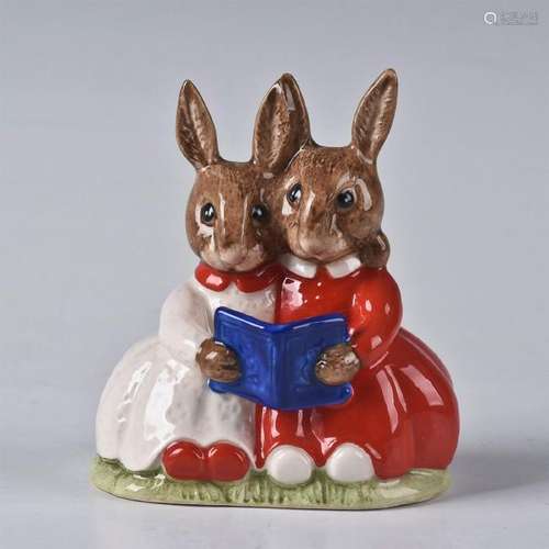 ROYAL DOULTON BUNNYKINS FIGURINE PARTNERS IN COLLECTING