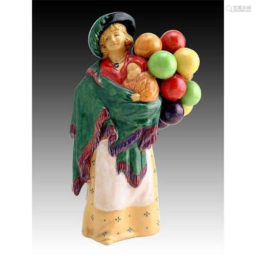 ROYAL DOULTON FIGURINE, BALLOON SELLER HN583