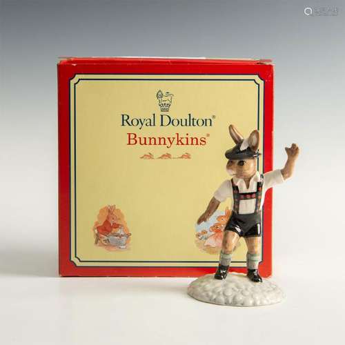 ROYAL DOULTON BUNNYKINS FIGURINE TYROLEAN DANCER DB242