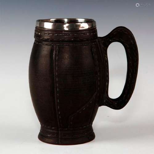 DOULTON LAMBETH LEATHER WARE MUG