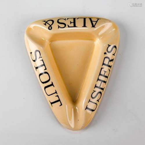 ROYAL DOULTON USHER'S ALES AND STOUT ASHTRAY