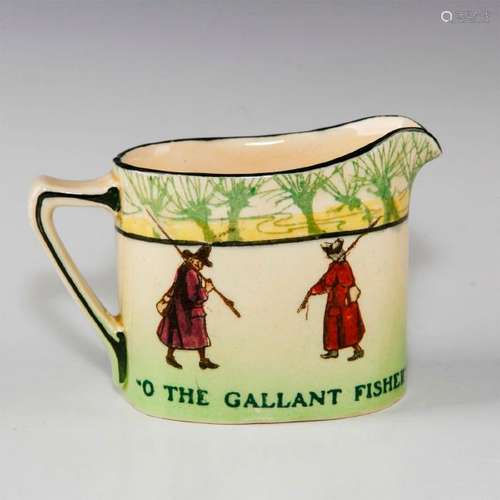 ROYAL DOULTON CREAMER, ISAAC WALTON GALLANT FISHERS