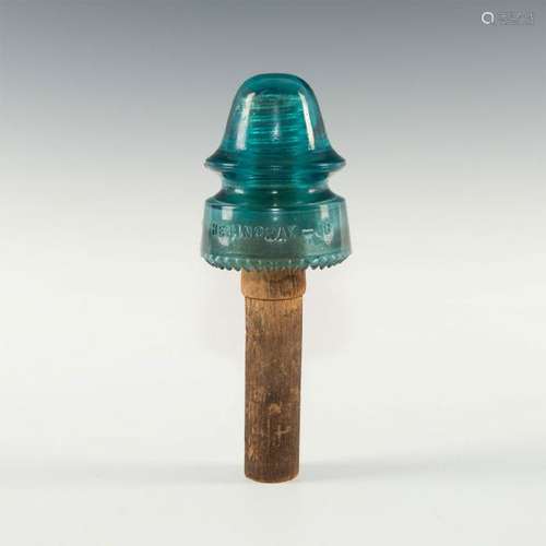 HEMINGRAY GLASS CO. TELEPHONE POLE INSULATOR, MODEL 19