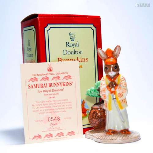 ROYAL DOULTON BUNNYKINS FIGURINE SAMURAI DB280