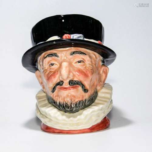 ROYAL DOULTON CHARACTER JUG, BEEFEATER ER D6206