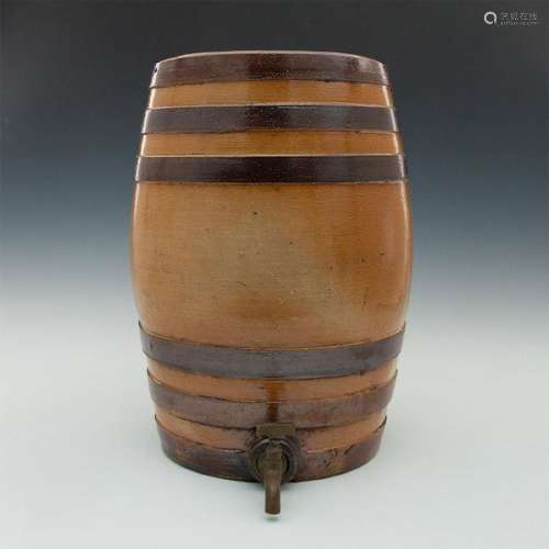 DOULTON LAMBETH STONEWARE SPIRIT BARREL