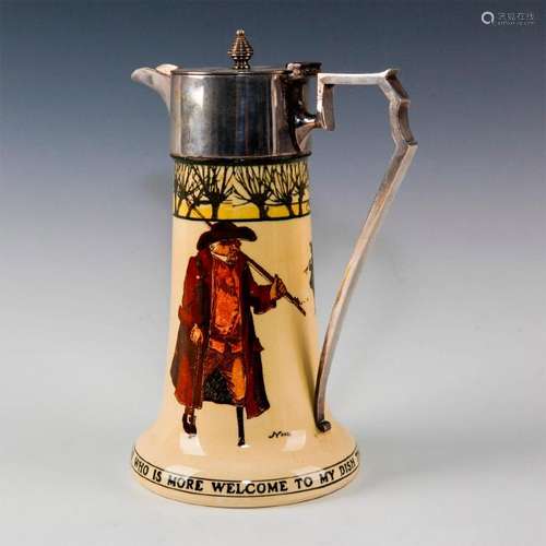 ROYAL DOULTON PITCHER, ISAAC WALTON GALLANT FISHERS