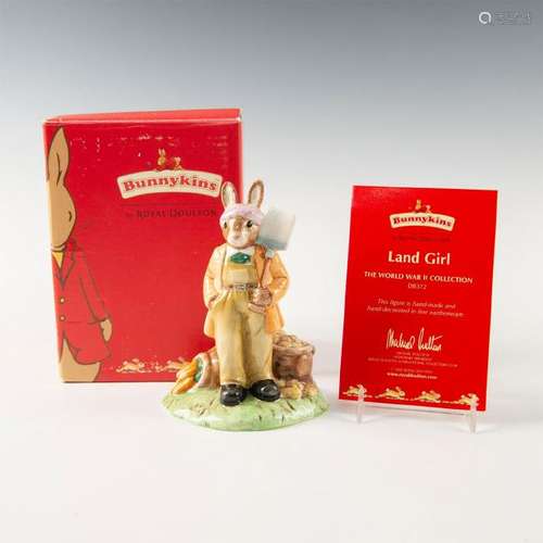 ROYAL DOULTON BUNNYKINS FIGURINE LAND GIRL DB372