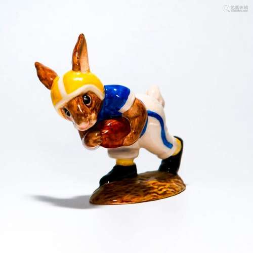 ROYAL DOULTON BUNNYKINS FIGURINE TOUCHDOWN DB29A