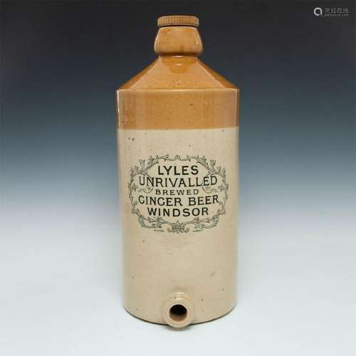 MONUMENTAL DOULTON LAMBETH GINGER BEER FLAGON