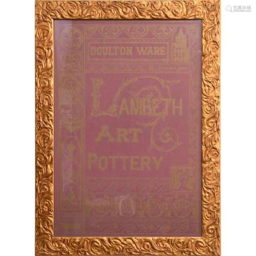 DOULTON WARE LAMBETH ART POTTERY POSTER