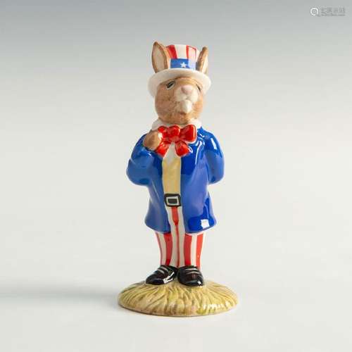 ROYAL DOULTON BUNNYKINS FIGURINE UNCLE SAM DB50