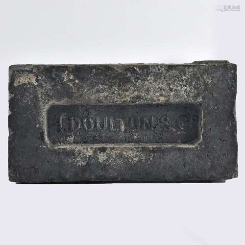 DOULTON AND CO. INDUSTRIAL ARTIFACT, BRICK