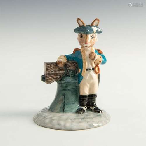 ROYAL DOULTON BUNNYKINS FIGURINE LIBERTY BELL DB257