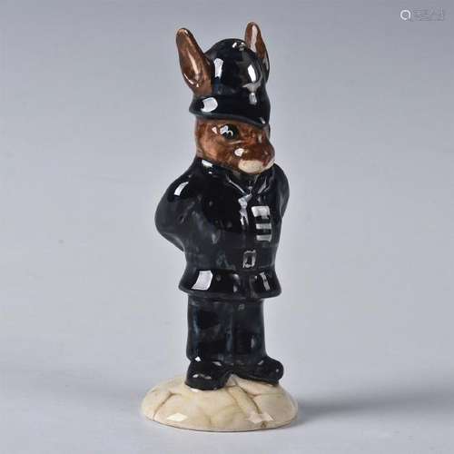 ROYAL DOULTON BUNNYKINS FIGURINE POLICEMAN DB64