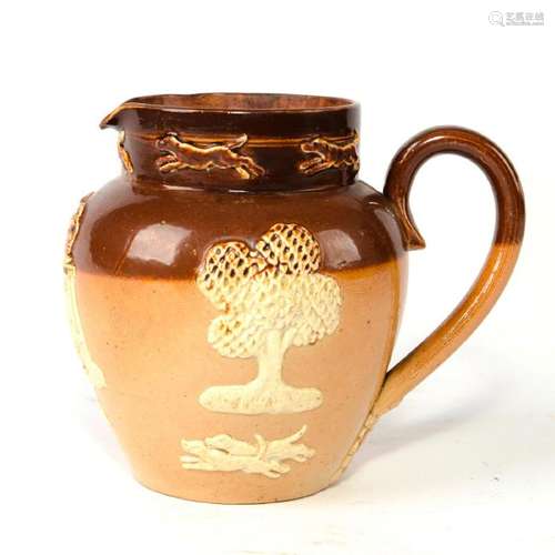 SMALL DOULTON LAMBETH HUNTING WARE PITCHER