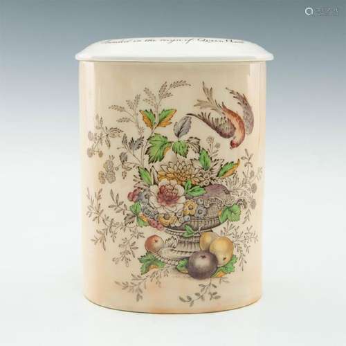 ROYAL DOULTON HAMPSIRE D6141 CORONATION LIDDED JAR