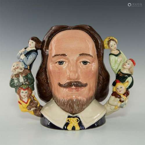 ROYAL DOULTON LARGE CHARACTER JUG, WILLIAM SHAKESPEARE