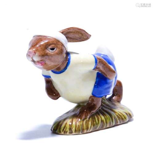 ROYAL DOULTON BUNNYKINS FIGURINE JOGGING DB22