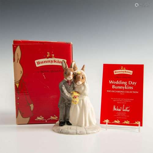 ROYAL DOULTON BUNNYKINS FIGURINE WEDDING DAY DB287