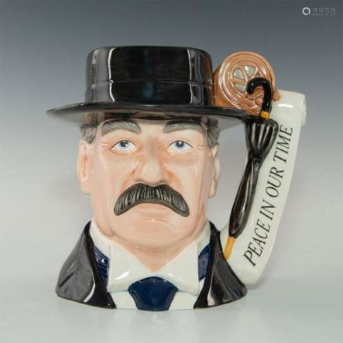 ROYAL DOULTON LARGE CHARACTER JUG, NEVILLE CHAMBERLAIN