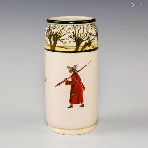 ROYAL DOULTON BUD VASE, ISAAC WALTON GALLANT FISHERS