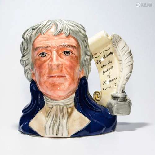 ROYAL DOULTON CHARACTER JUG, THOMAS JEFFERSON D6943