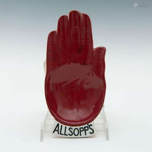 ROYAL DOULTON ALLSOPP'S HAND SHAPED ASHTRAY