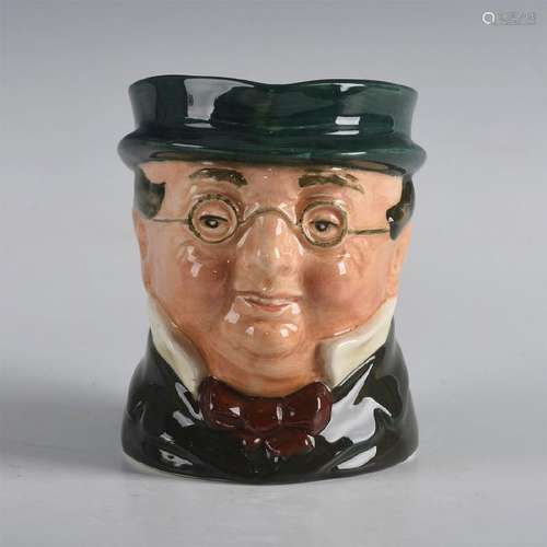 ROYAL DOULTON SMALL DICKENS CHARACTER JUG, MR. PICKWICK