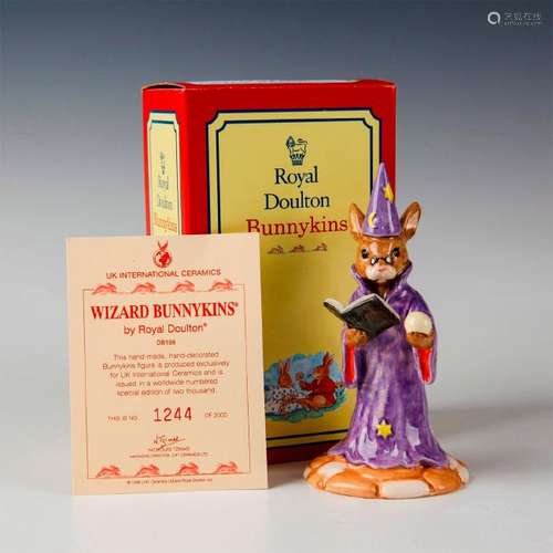 ROYAL DOULTON BUNNYKINS FIGURINE WIZARD DB168