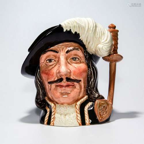 ROYAL DOULTON CHARACTER JUG, ATHOS D6452