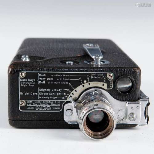 VINTAGE KODAK CINE MODEL K 16 MM MOTION PICTURE CAMERA