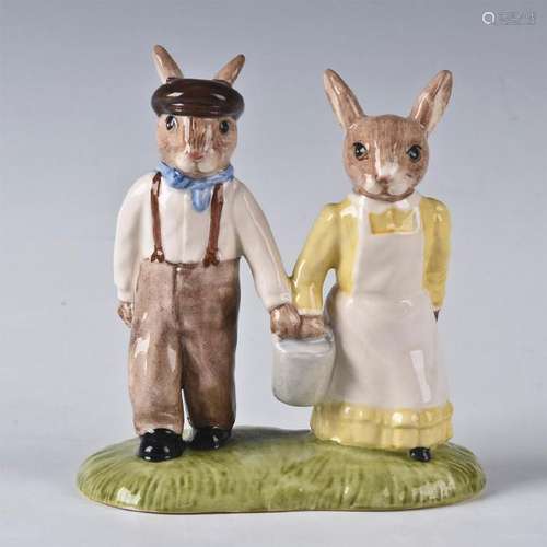 ROYAL DOULTON BUNNYKINS FIGURINE JACK AND JILL DB222