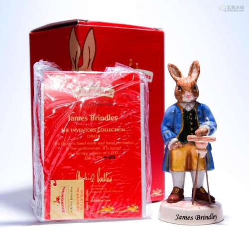 ROYAL DOULTON BUNNYKINS FIGURINE JAMES BRINDLEY DB438