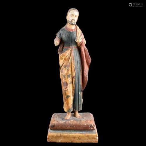 18/19th Century Religious Icon Figurine