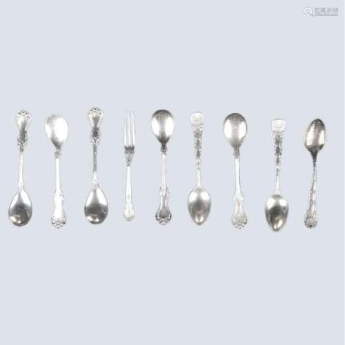 Nine (9) Pieces Sterling Silver Flatware