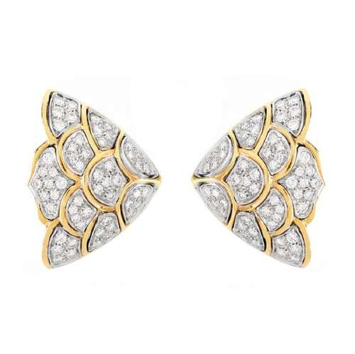 Vintage Diamond and 18K Earrings