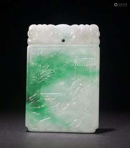 JADEITE STORY PENDANT