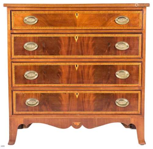 Inlaid Federal Chest of Drawers