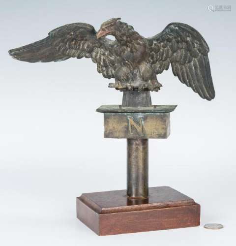 Bronze Eagle Flag Finial