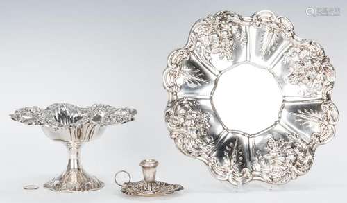 3 pcs. Sterling Silver, incl. 2 Francis I Serving Items