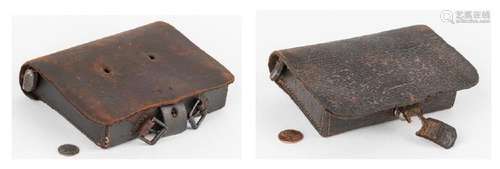 2 Virginia Confederate Cartridge Boxes