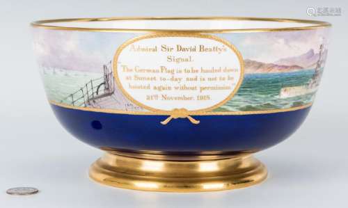 Minton Commemorative Porcelain Bowl