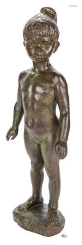 Marcello Tommasi, Bronze Sculpture of a Child