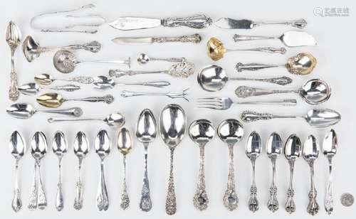 53 pcs. American Sterling Flatware, incl. Towle