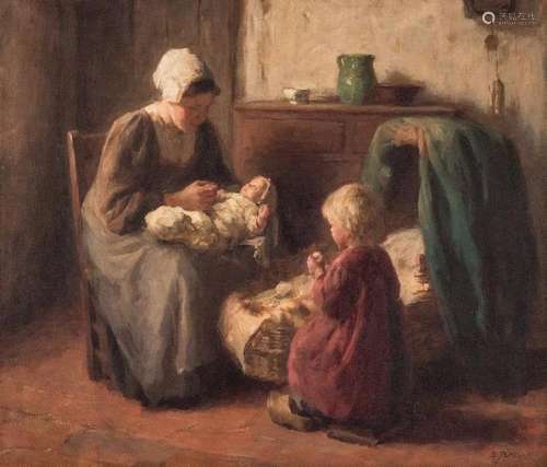 Bernard (Bernhard) Pothast O/C, The Fond Mother