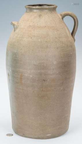 Middle TN Stoneware Pottery Jar, Signed Bradford