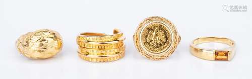 4 14K & 18K Fashion Rings