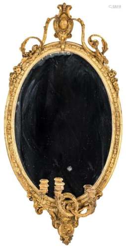 Gilt Rococo Girandole Mirror